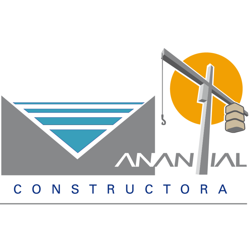 Logo, Construction, Chile, Constructora Manantial