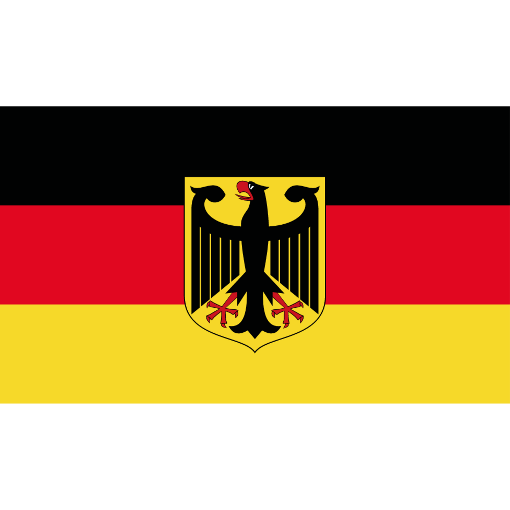 Germany, Flag, Crow, Bandera, Alemania, Cuervo