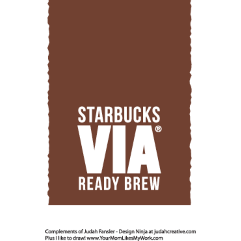Starbucks, Ready, Brew, Design, VIA, Logo, Food, Judah