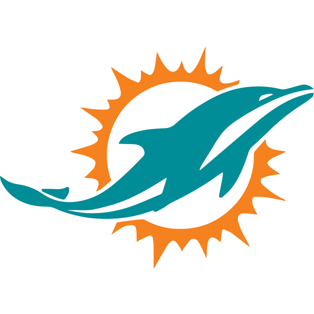 Miami Dolphins logo, Vector Logo of Miami Dolphins brand free download