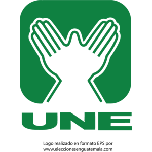 Unidad Nacional de la Esperanza - Partido UNE en Guatemala Logo