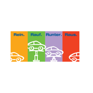 Rein Rauf Runter Raus Logo