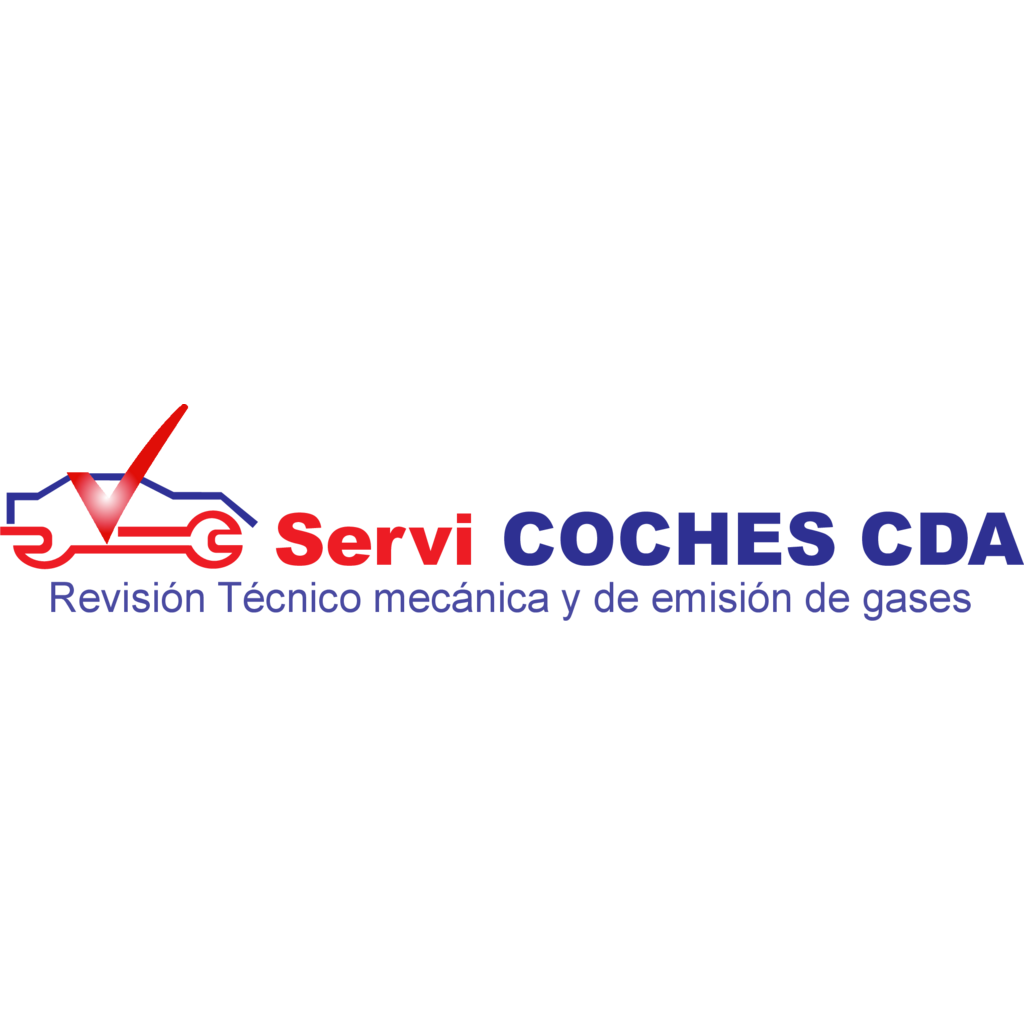 Logo, Auto, Colombia, Servicoches CDA