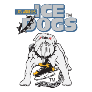 Long Angeles Ice Dogs Logo