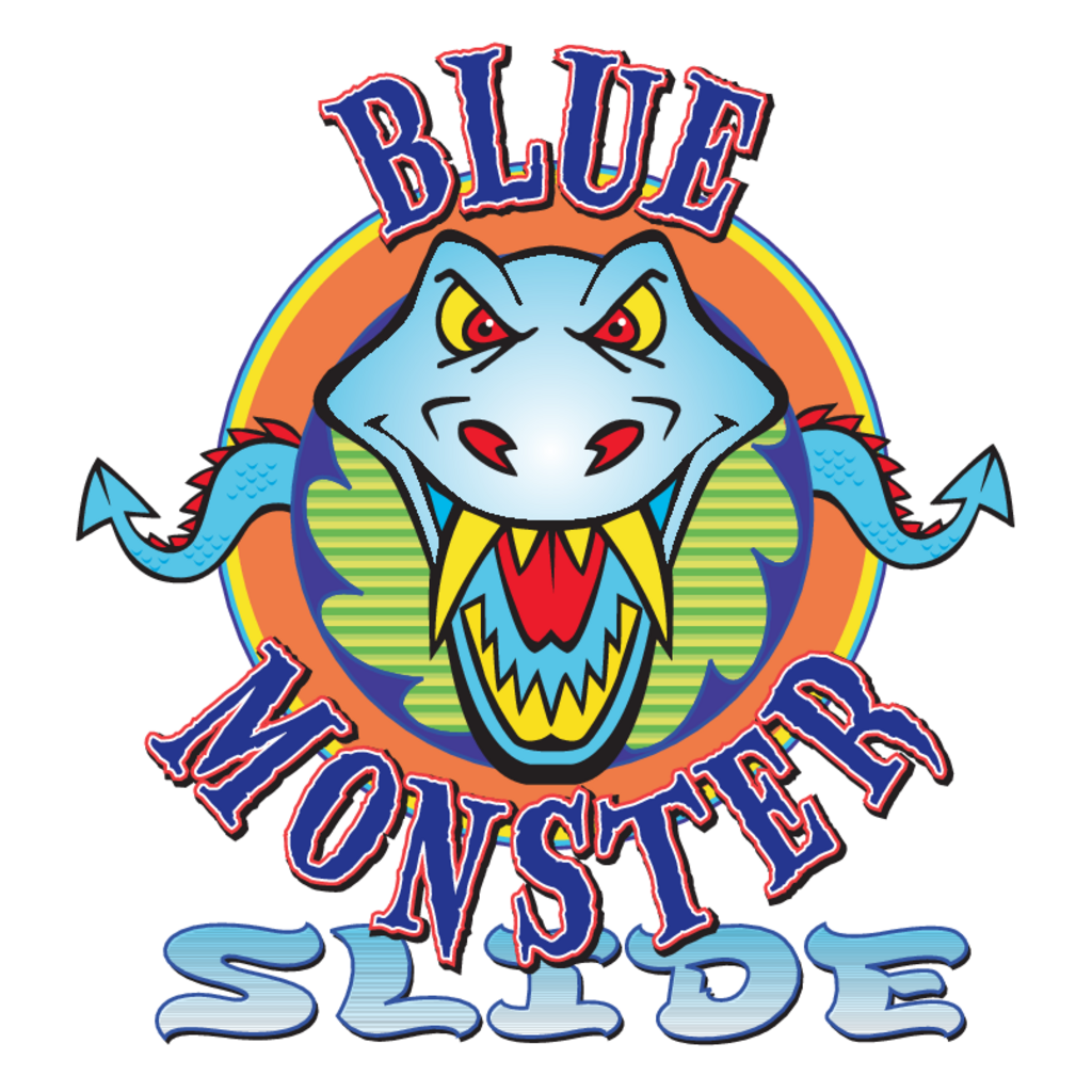 Blue,Monster,Slide