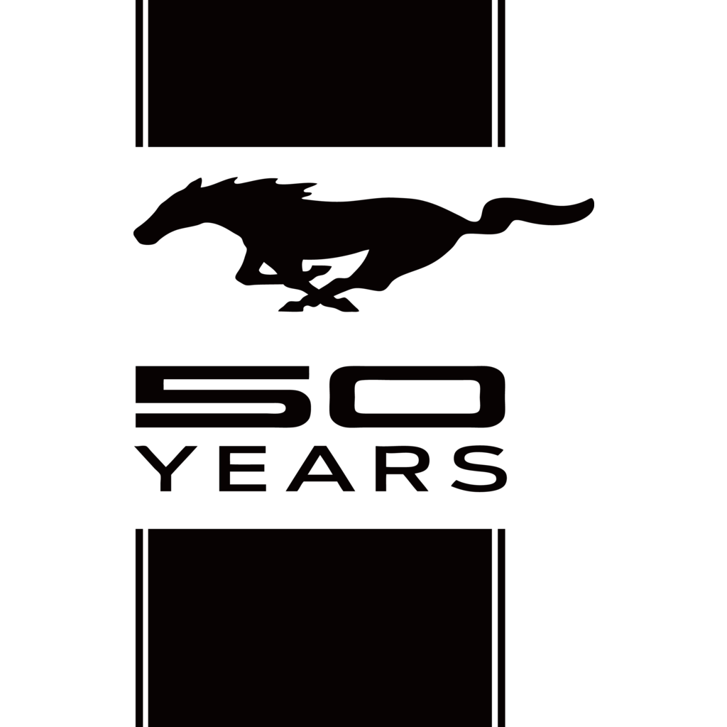 Ford Mustang 50 Years Logo Vector Logo Of Ford Mustang 50 Years Brand