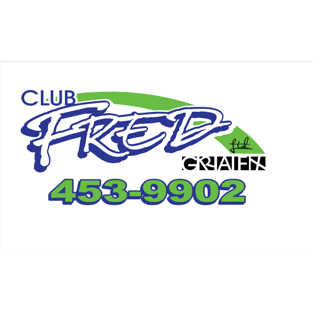 club,fred,small,sign