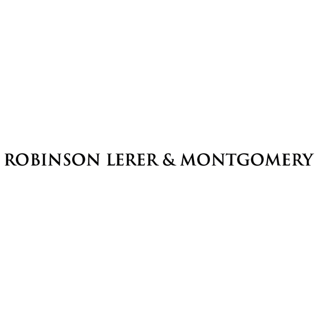 Robinson,Lerer,&,Montgomery