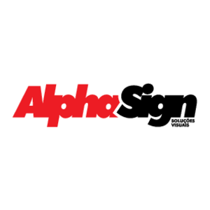AlphaSign Soluções Visuais Logo