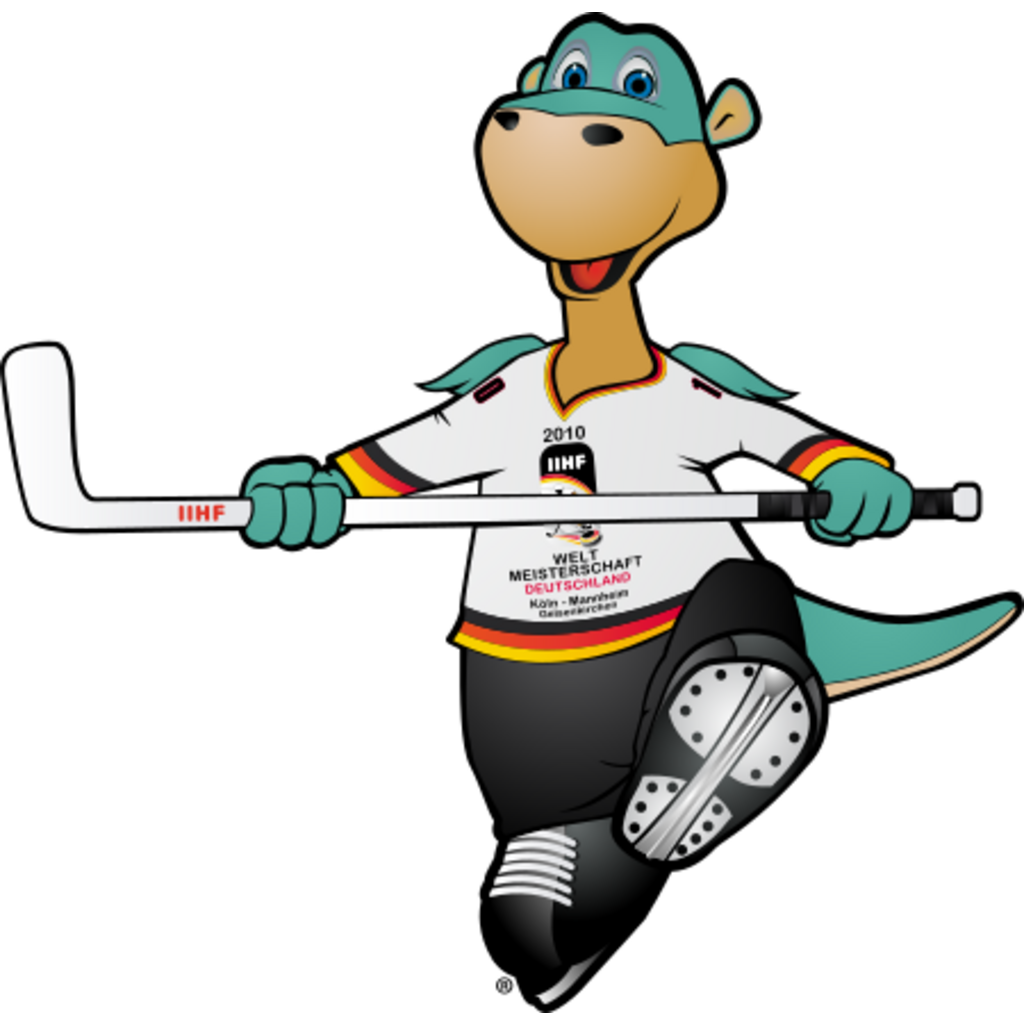 Logo, Sports, Germany, IIHF 2010 World Championship mascot