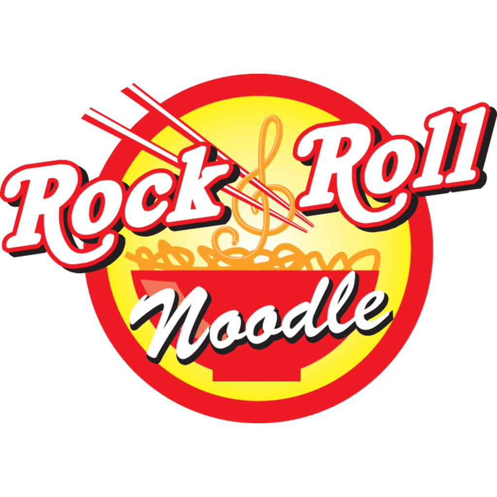 Logo, Food, Guam, Rock & Roll Noodle