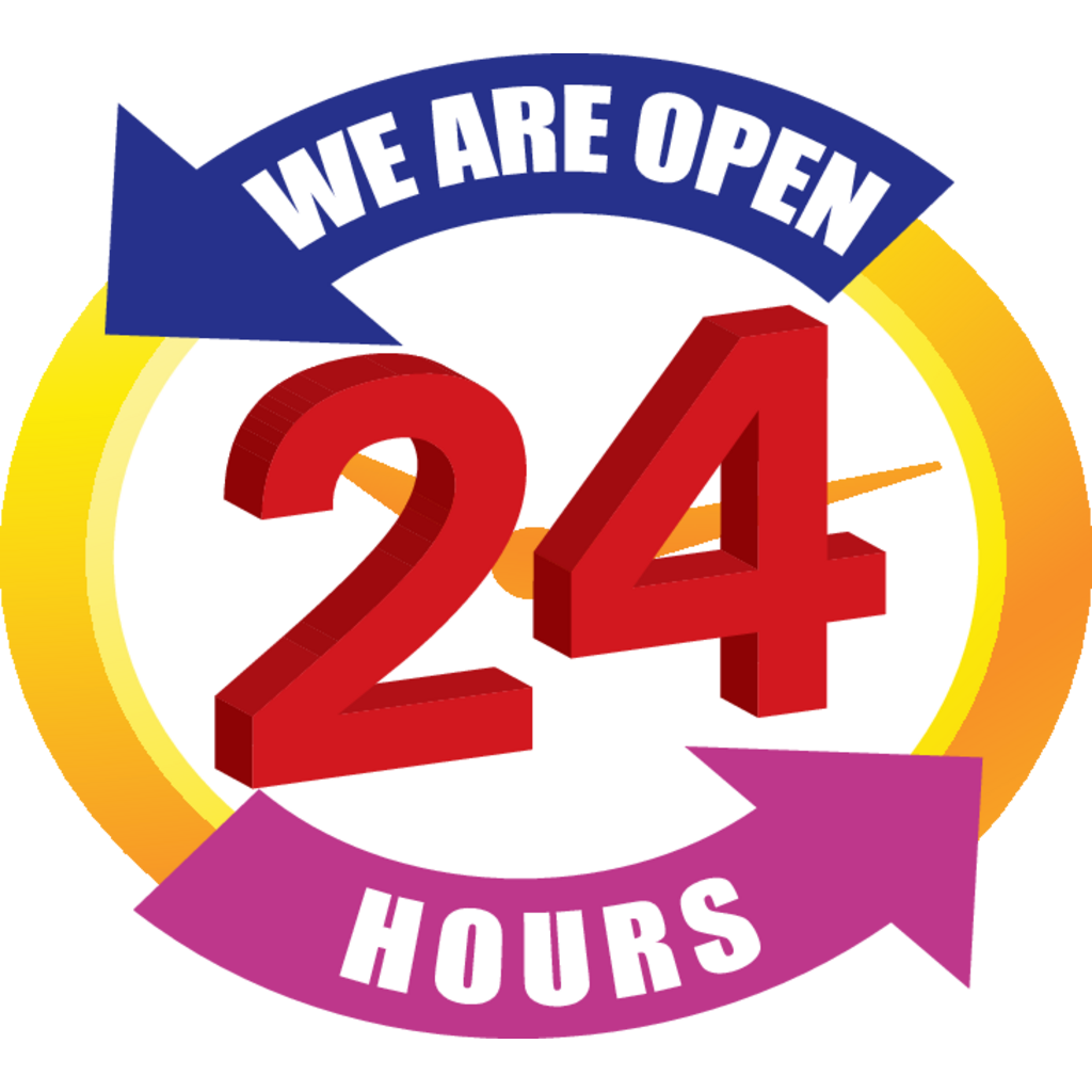 We,Are,Open,24,hours
