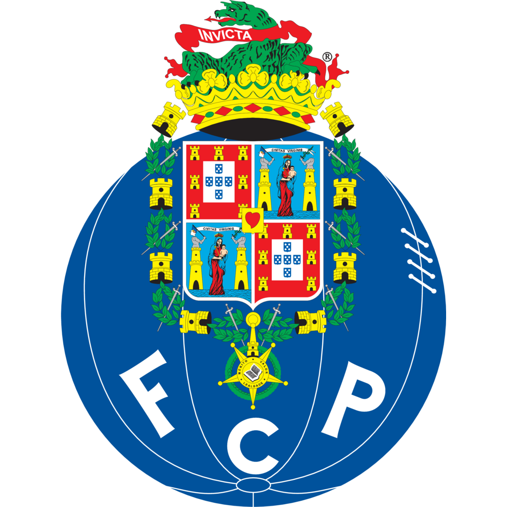FC Porto Club Logo Symbol Portugal League Football Abstract Design Vector  Illustration With Blue Background 30739033 Vector Art at Vecteezy