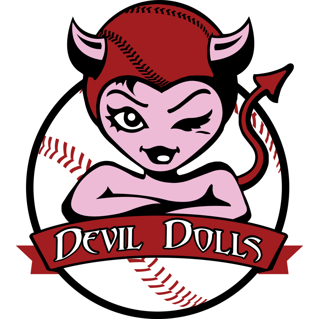 Logo, Industry, United States, Ben Luna Montclair Fast Pitch League Devil Dolls