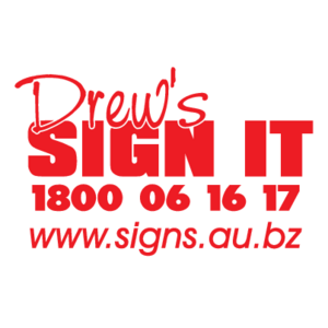 Drew's Sign It Logo