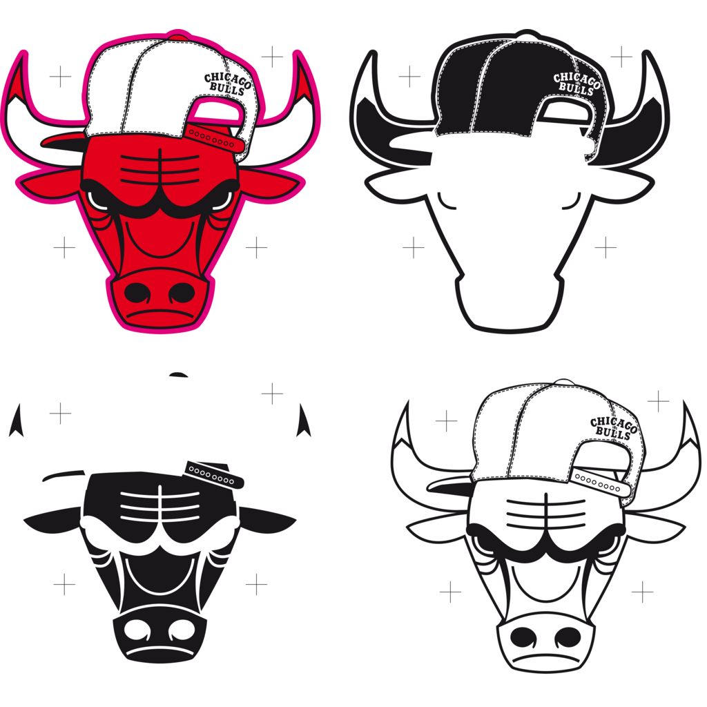 chicago bulls logo vector