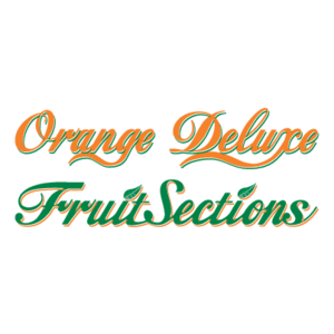 Orange Deluxe Fruit Sections Logo