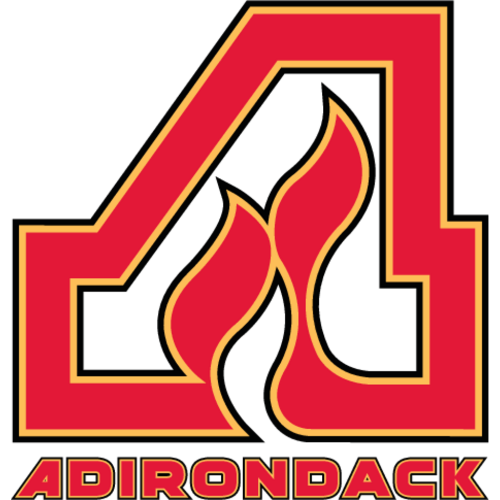 Logo, Sports, United States, Adirondack Flames