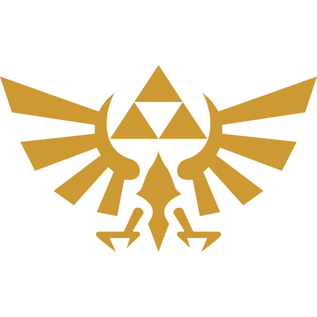 Logo, Game, The Legend of Zelda - Hyrulian Crest