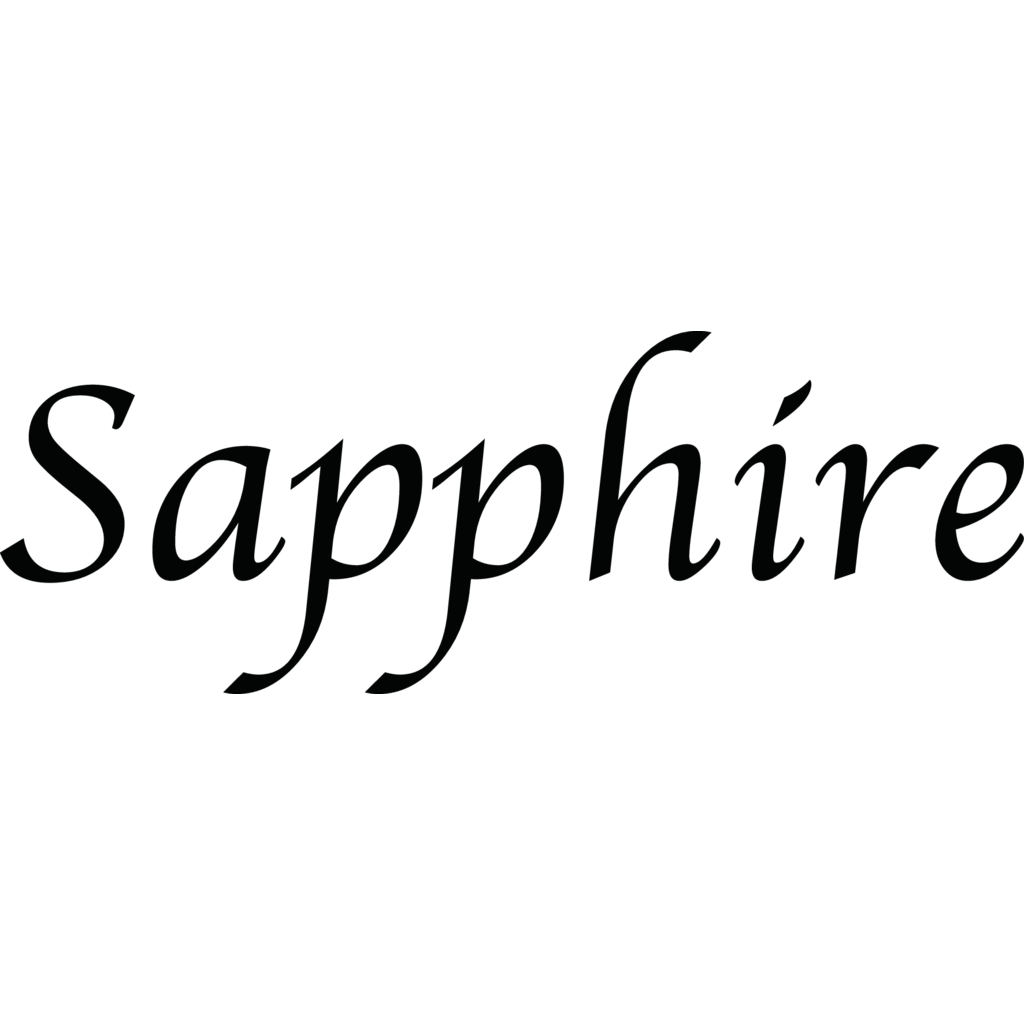 sapphire logo vector