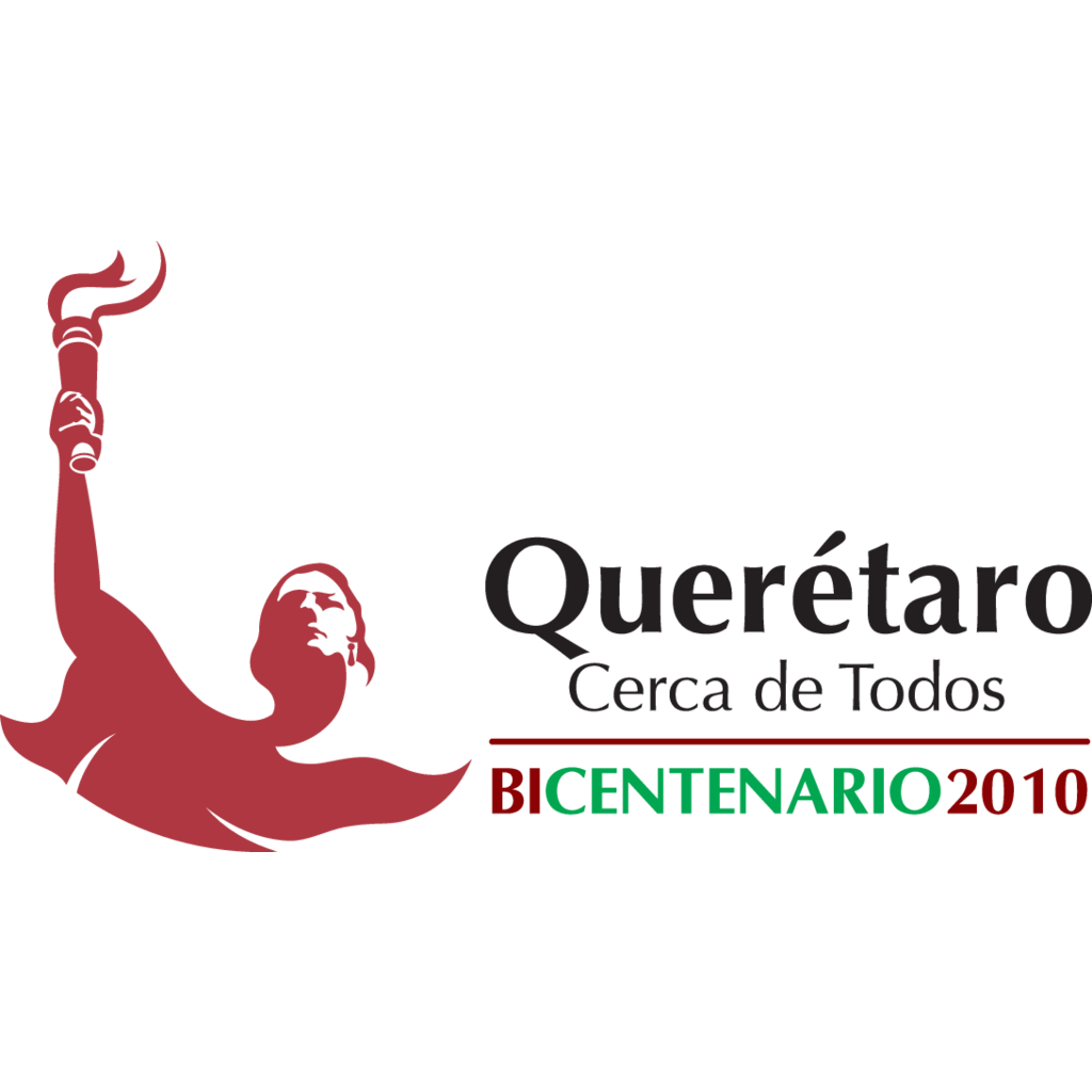 Logo, Government, Mexico, Queretaro Cerca de Todos - Bicentenario 2010