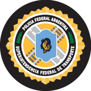 Policia Federal Argentina - Transporte - Argentina Federal Police - Transport Security Logo