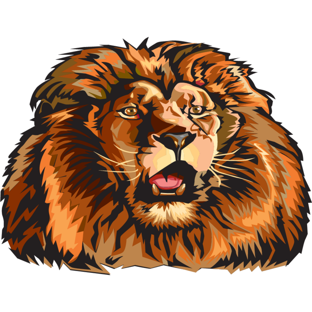 Heraldry lion brand logo design Royalty Free Vector Image