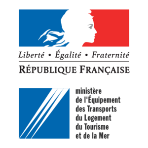 Ministere de l'Equipment des Transport du Logement du Tourisme et de la Mer Logo