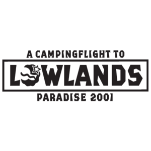 A Campingflight to Lowlands Paradise Logo