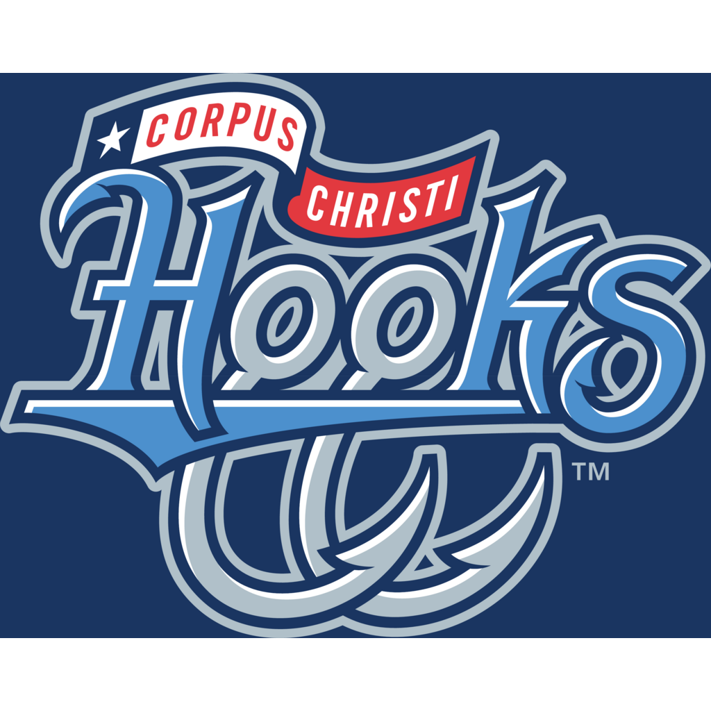 Logo, Sports, United States, Corpus Christi Hooks
