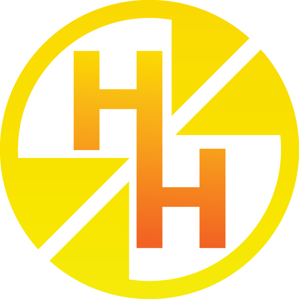 Wedding Initials, HH Logo – Elegant Quill