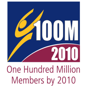 100 Million by 2010 Logo