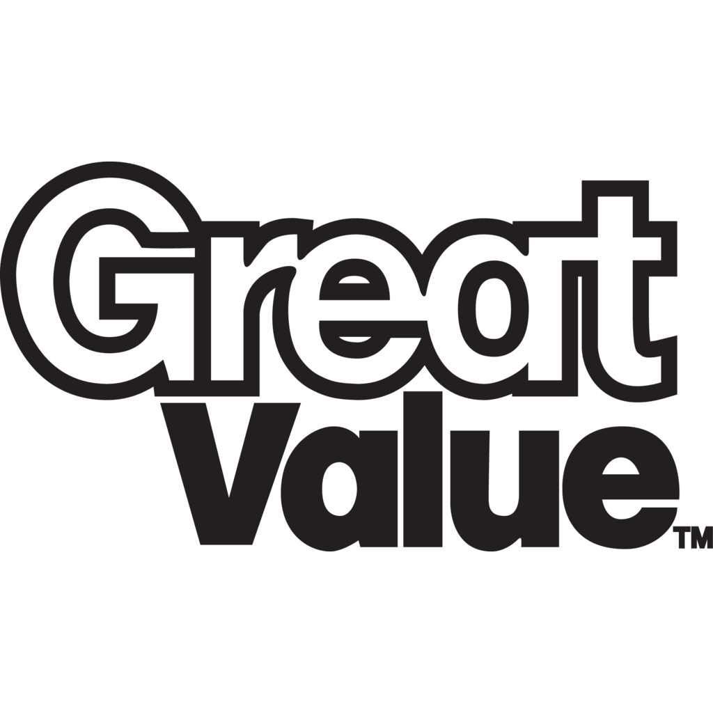 Great Value Logo Vector Logo Of Great Value Brand Free Download eps 