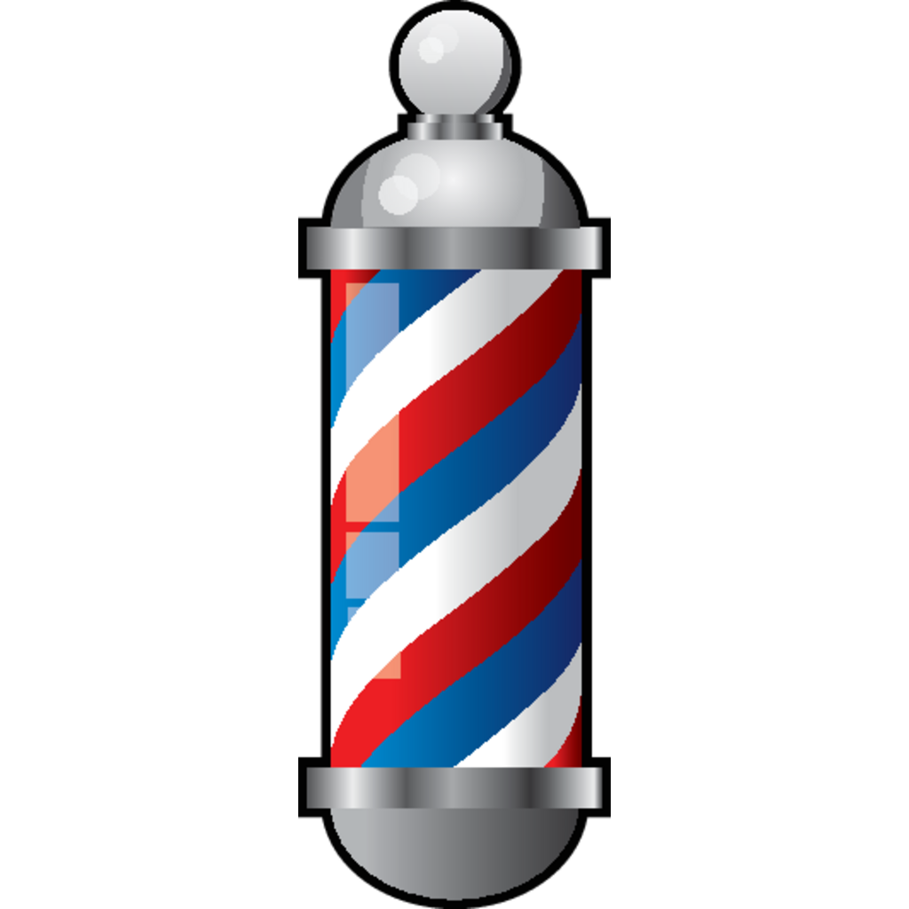 barber pole logo