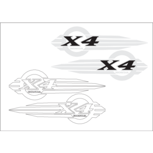 Honda x4 Logo