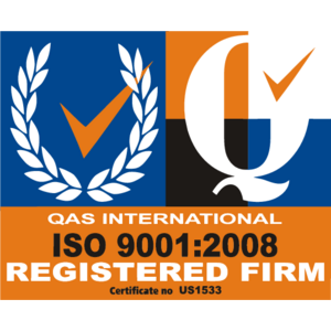 QAS International Certification Logo ISO 9001 Logo