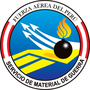 Fuerza Aerea Peru Servicio Material de Guerra Logo