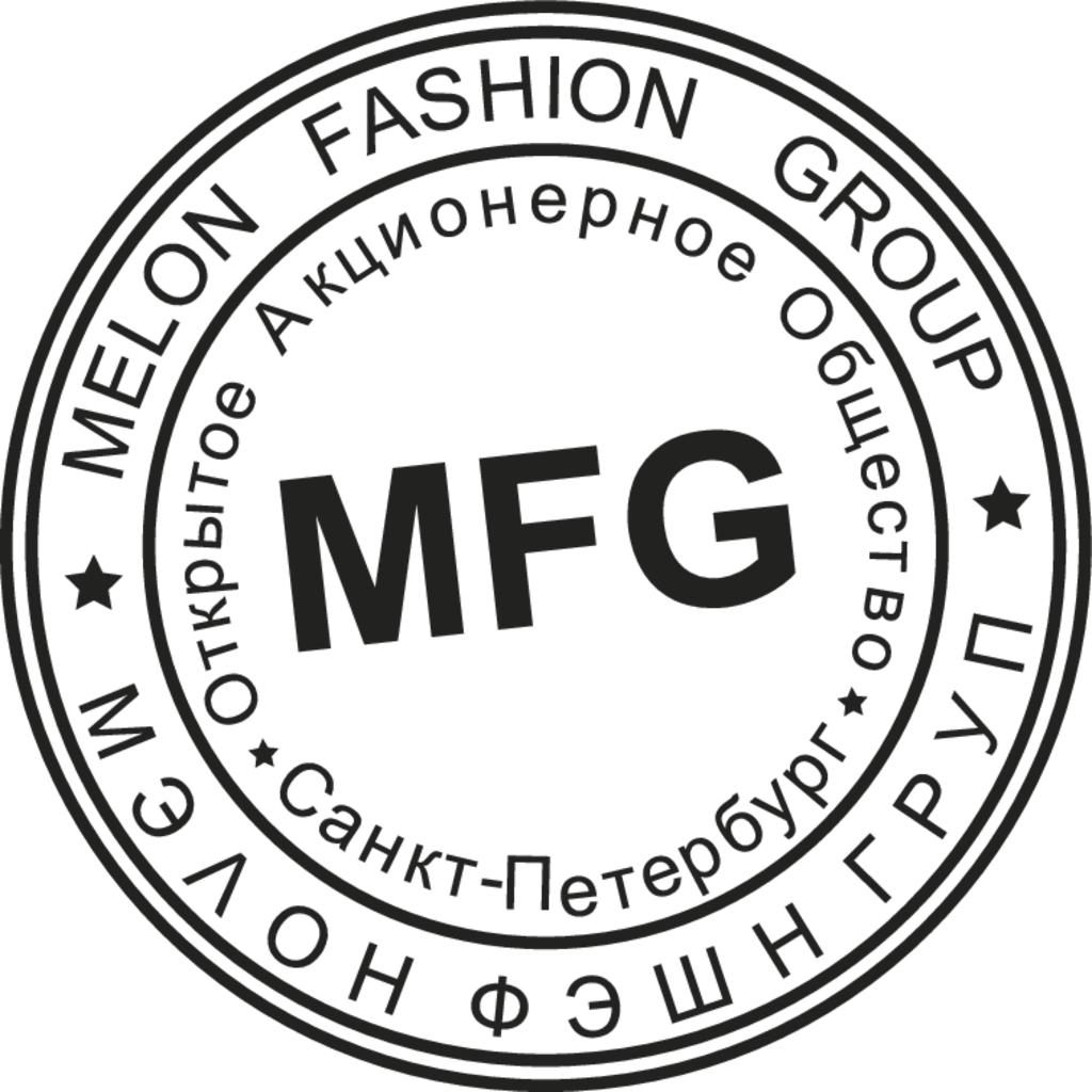 Logo, Fashion, Russia, Melon Fashion Group Stamp