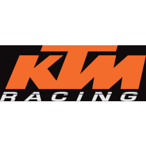 KTM Racing with Stripe Logo