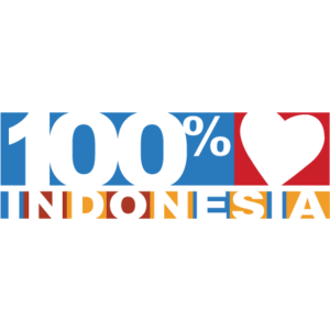 100% Indonesia Logo