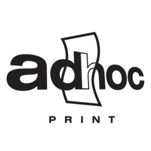 ad hoc print Logo