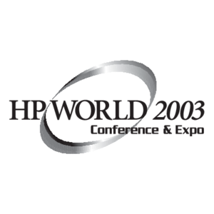 HP World 2003 Logo