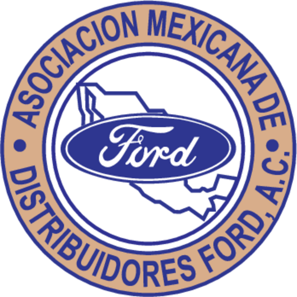 Logo, Auto, Mexico, Asociación Mexicana de Distribuidores Ford