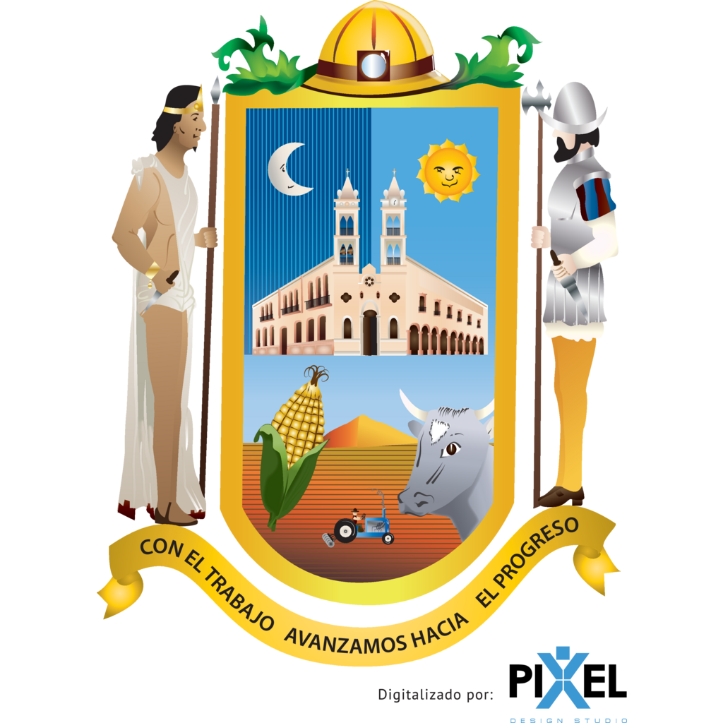Logo, Heraldry, Mexico, Municipio Miguel Auza